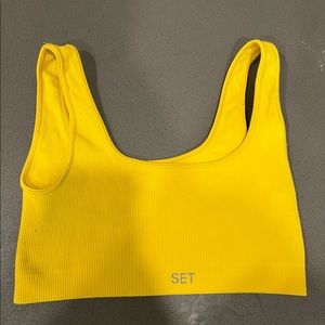 Rare Set Active Yellow Sports Bra